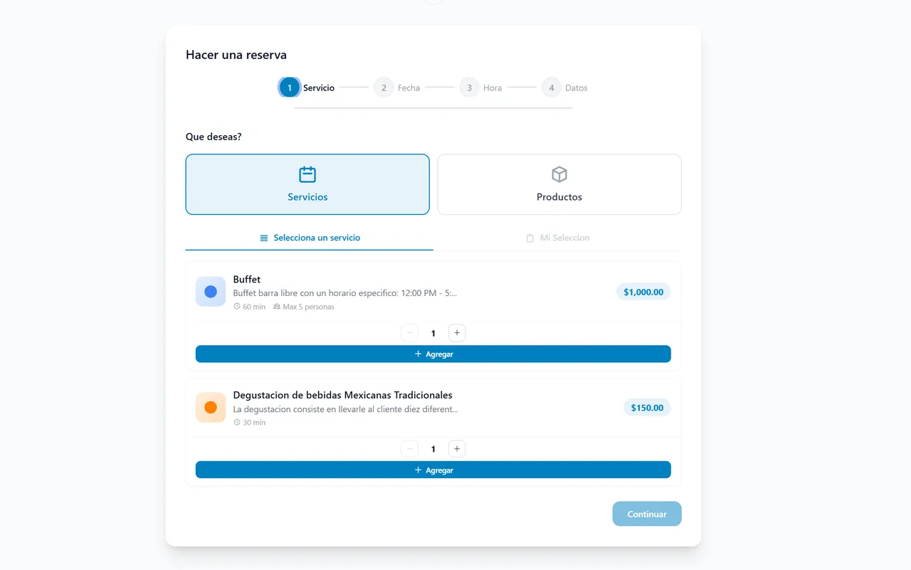 Teotech Agenda — vista 4